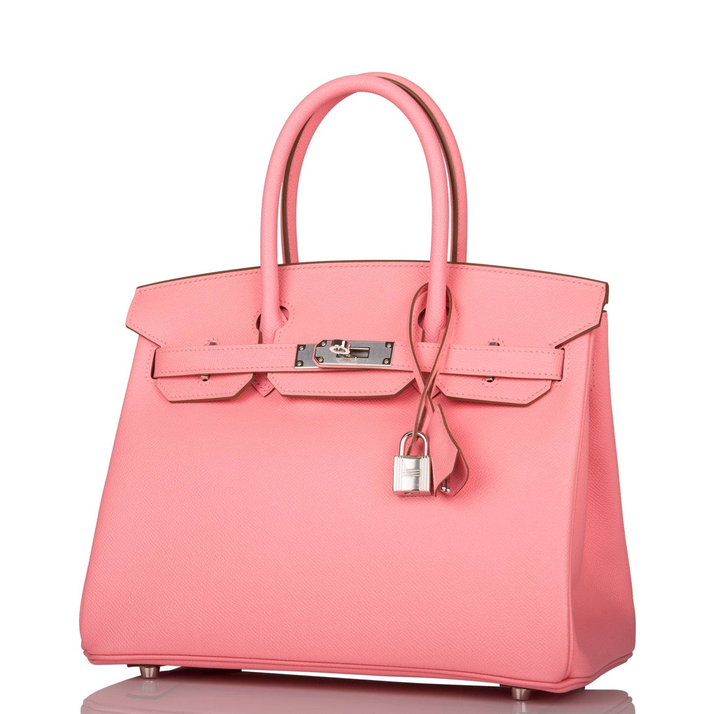 H Birkin 30 Rose Confetti Epsom Palladium Hardware