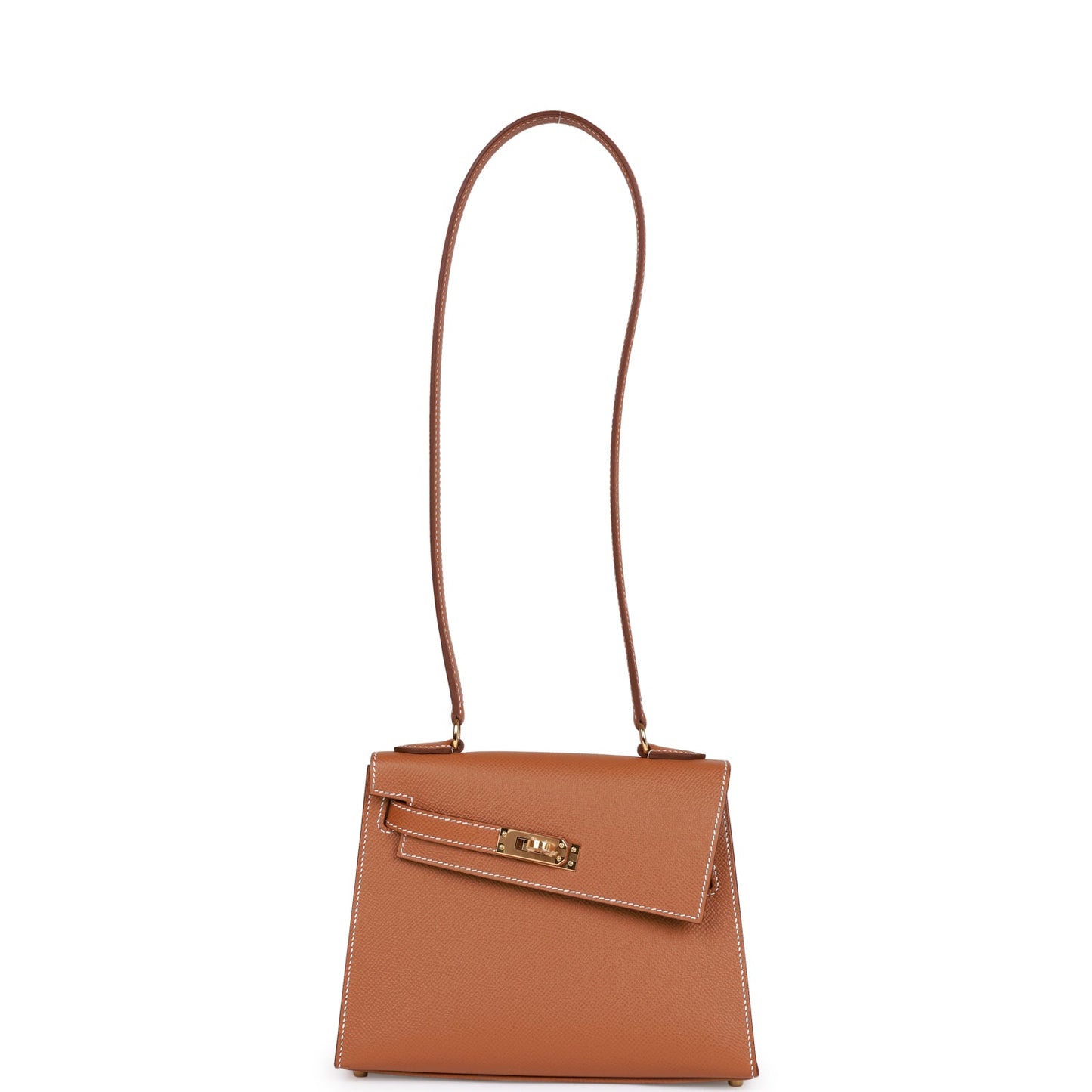 H Kelly Sellier en Desordre 20 Gold Epsom Gold Hardware