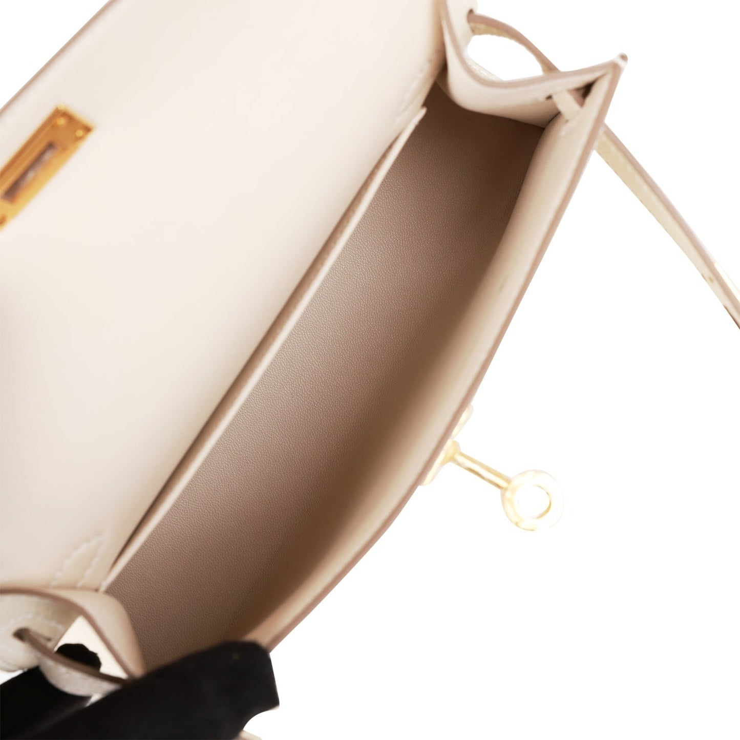 H Kelly Sellier 20 Craie Epsom Gold Hardware
