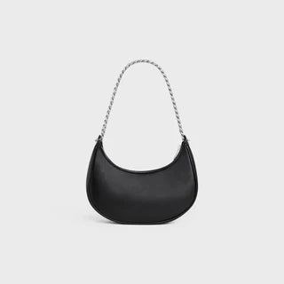 MEDIUM AVA CHAIN IN SMOOTH CALFSKIN BLACK