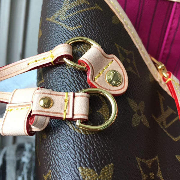 L M41178 Neverfull MM Shoulder Bag Monogram Canvas