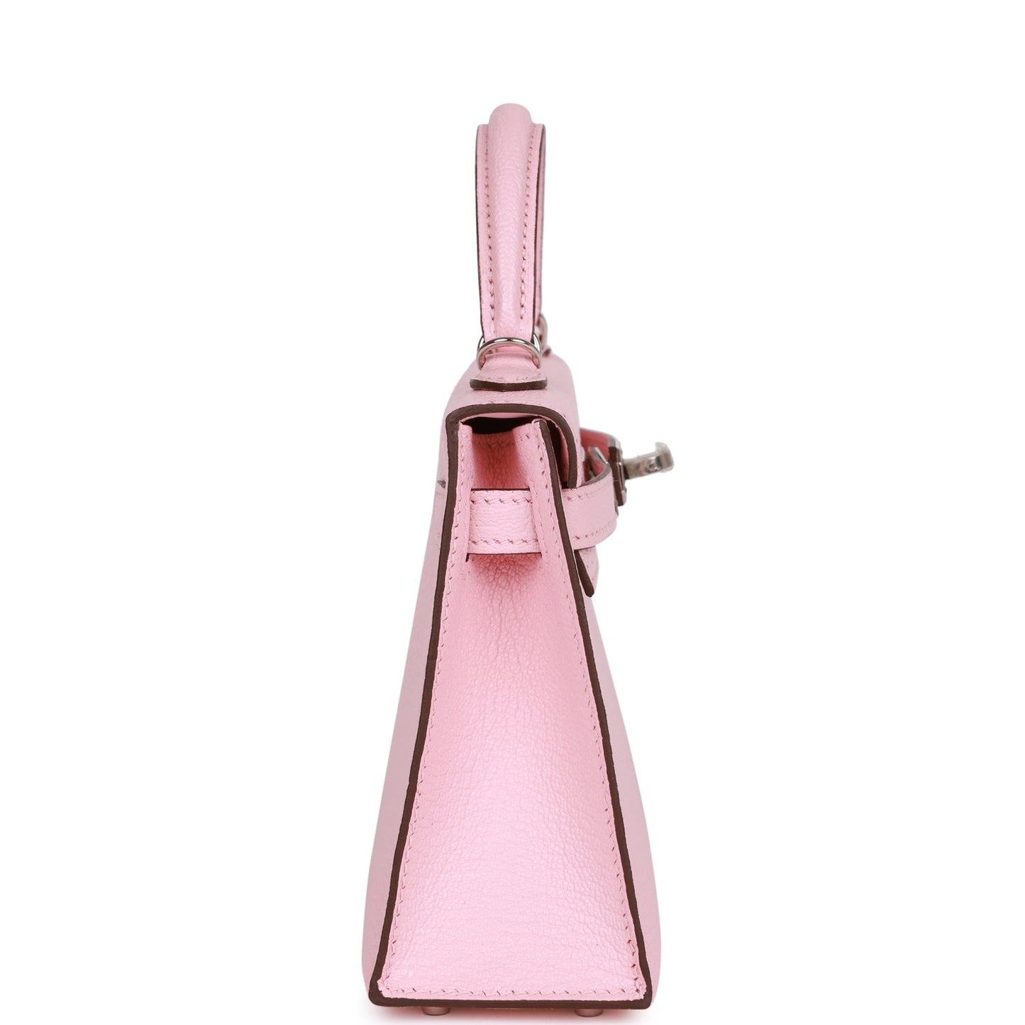 H Kelly Sellier 20 Rose Sakura Chevre Palladium Hardware