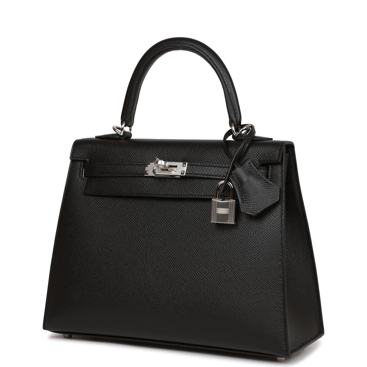 H Kelly Sellier 25 Black Epsom Palladium Hardware