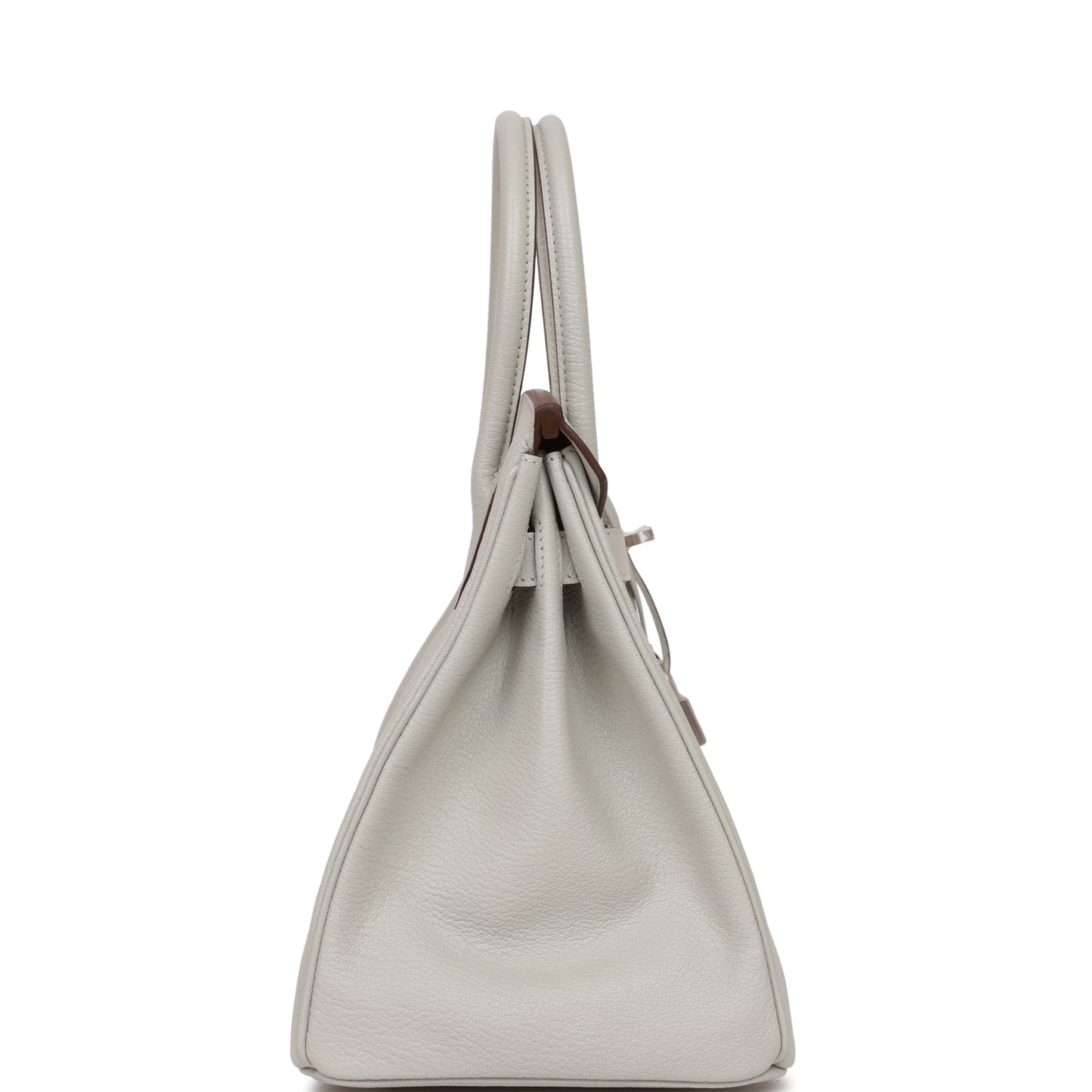 H Special Order (HSS) Birkin 30 Gris Perle Verso Chevre Brushed Palladium Hardware