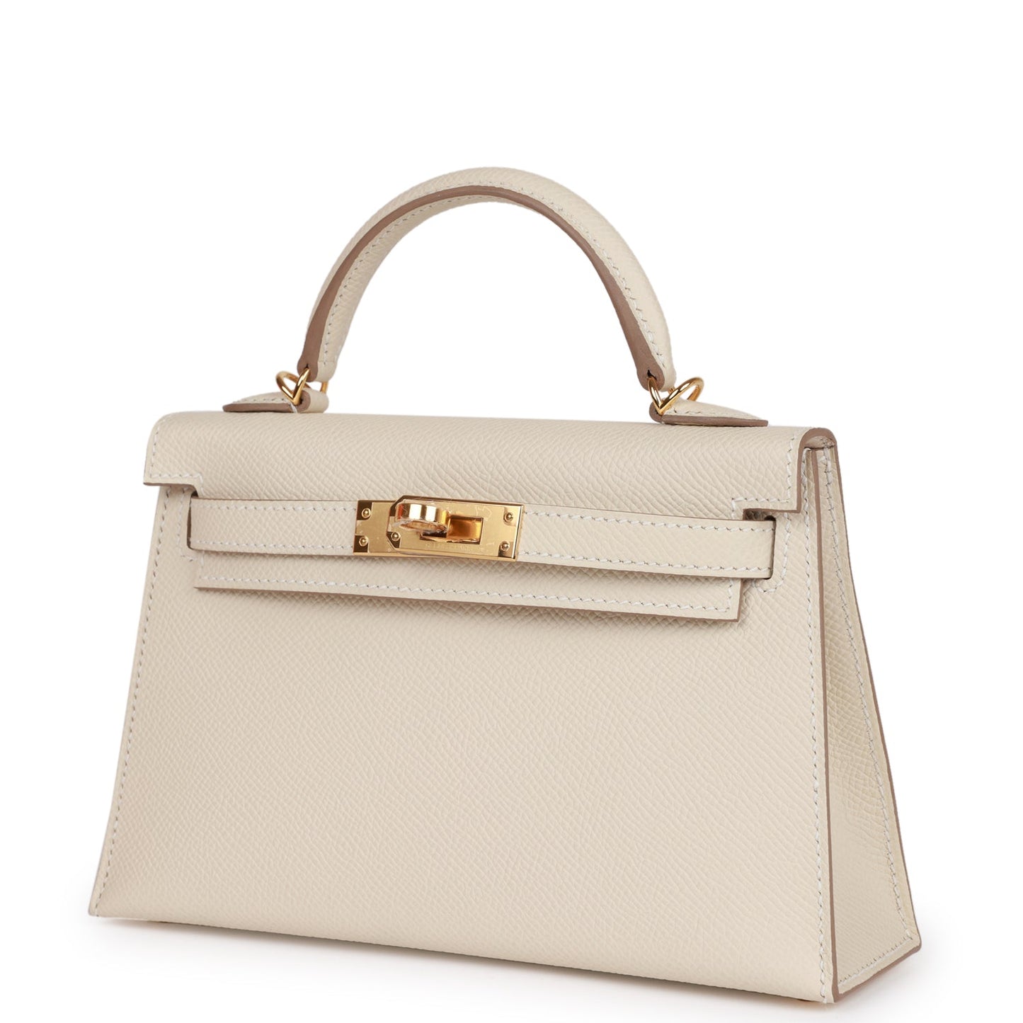 H Kelly Sellier 20 Craie Epsom Gold Hardware