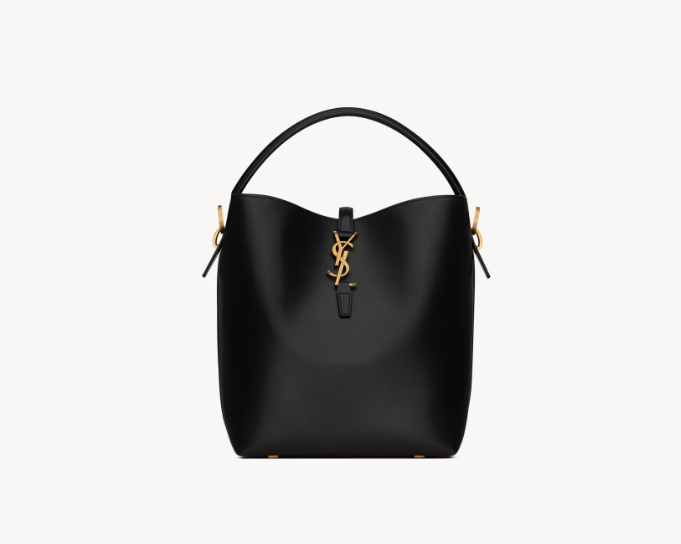 Y LE 37 IN SHINY LEATHER BAG