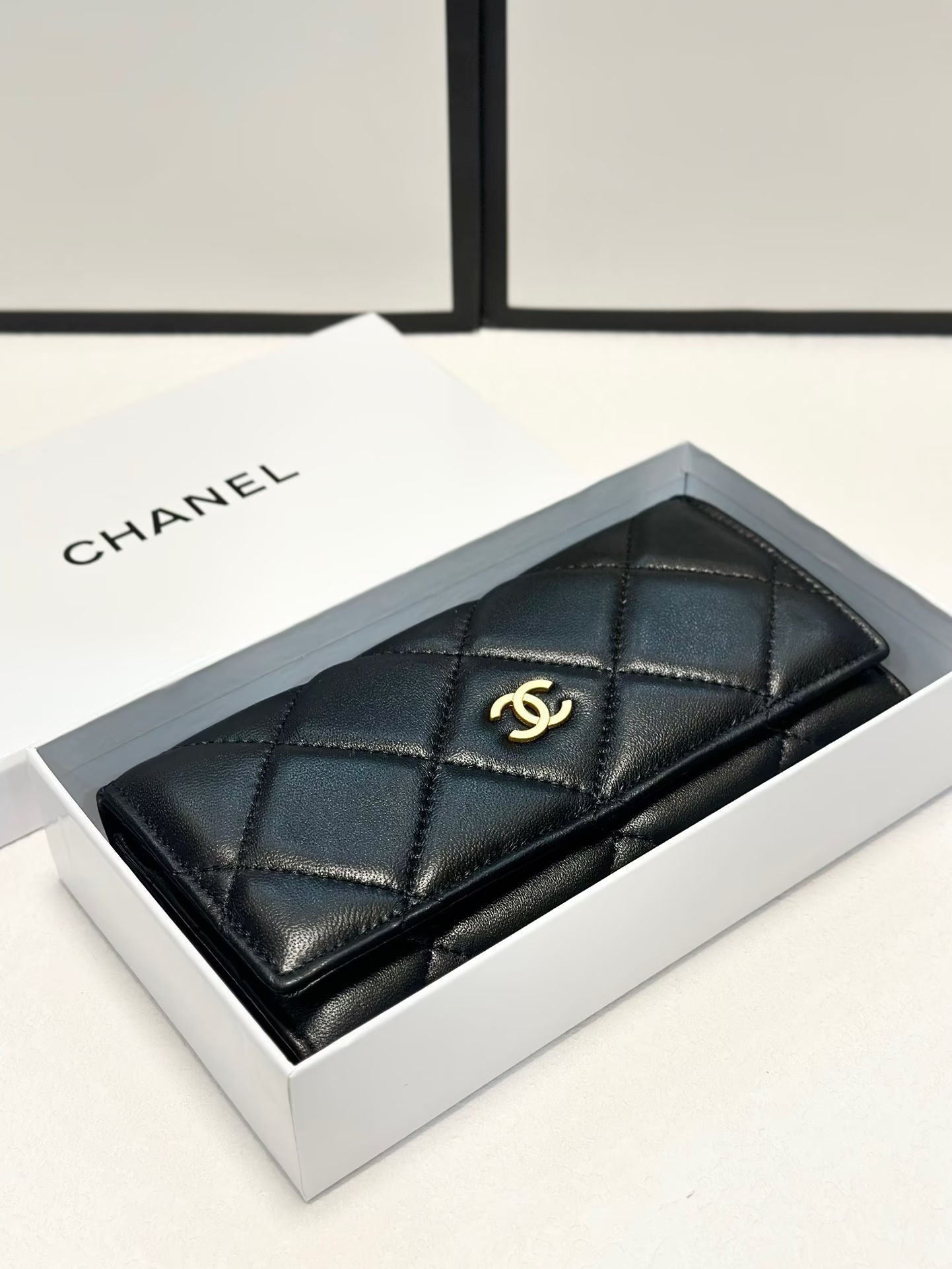 Cc new arrival leather wallet size: 19*10 cm