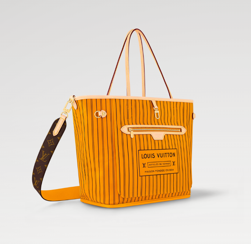 Louis Neverfull Bandoulière Inside Out MM bag size: 31*28 * 14 cm