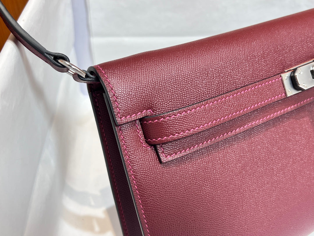 Hermes Kelly Elan Bag Purple