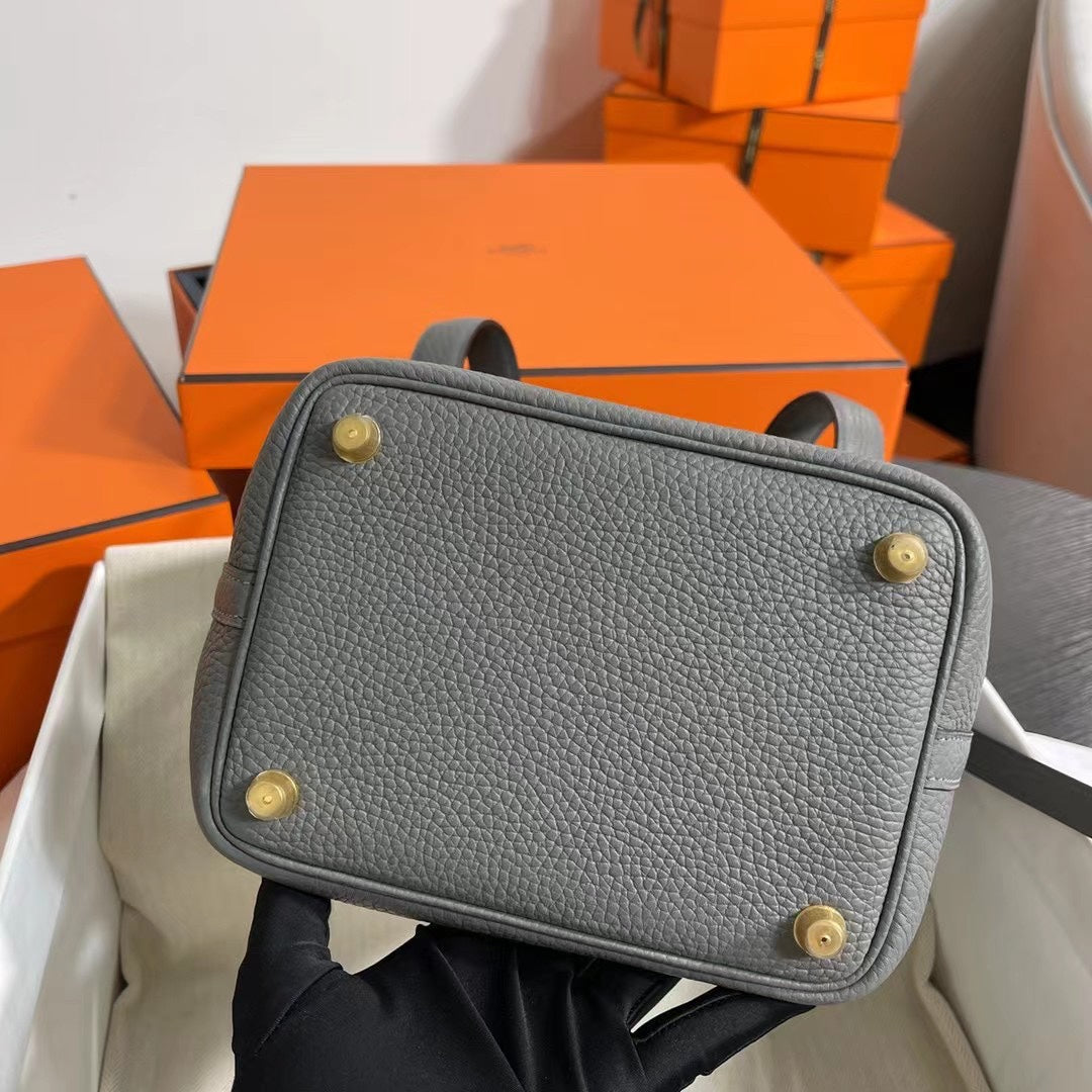 Hermes Picotin 18 Etoupe  Bag 18cm