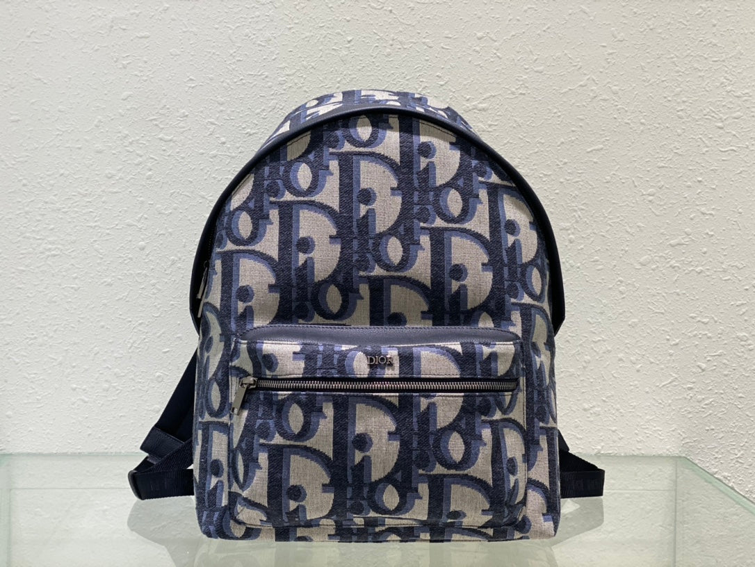 Dior Rider Backpack Bag Beige 30x42x15cm
