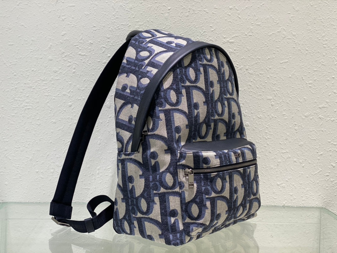 Dior Rider Backpack Bag Beige 30x42x15cm