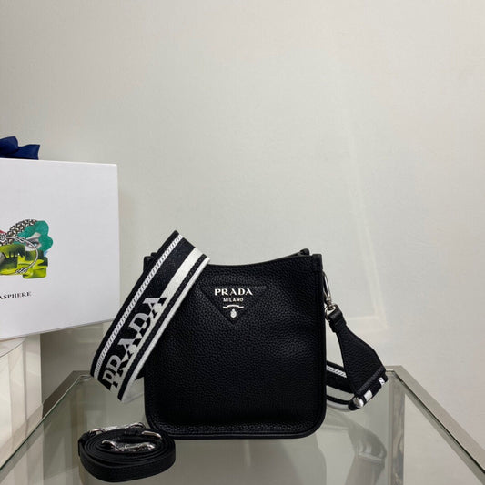 Pra Mini Shoulder Bag Black For Women, Women's Bags 7.9in/20cm