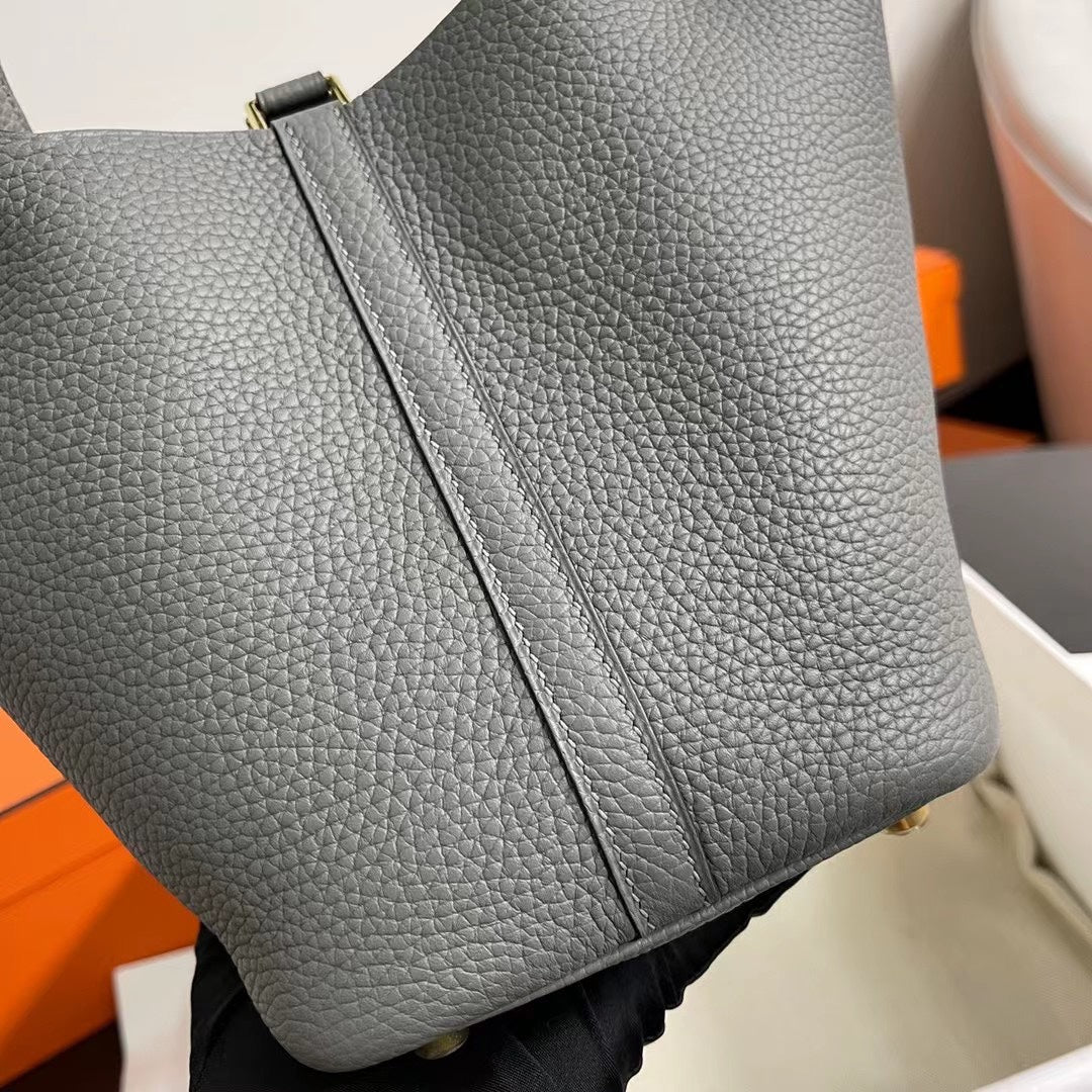 Hermes Picotin 18 Etoupe  Bag 18cm