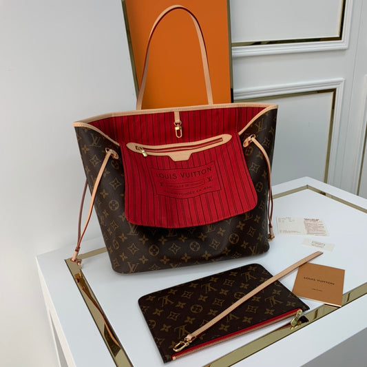 Louis neverfull new arrival bag size: 32-29-17 cm top qualtiy !