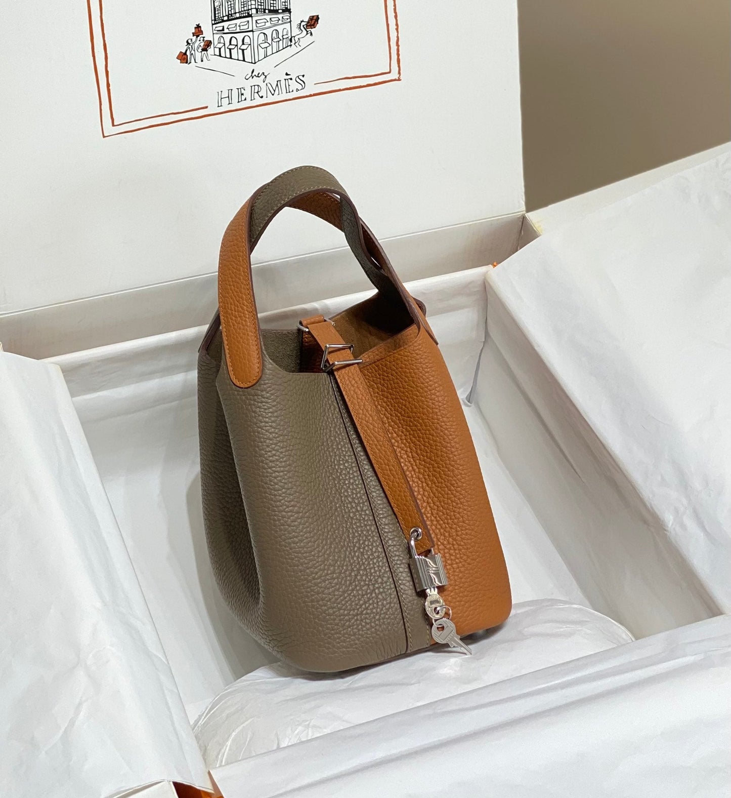 Her new arrival picotin togo leather 02 size: 18 cm