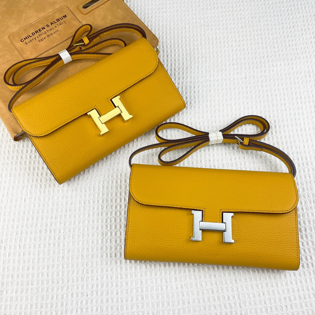 H Constance togo leather bag size:22*11cm
