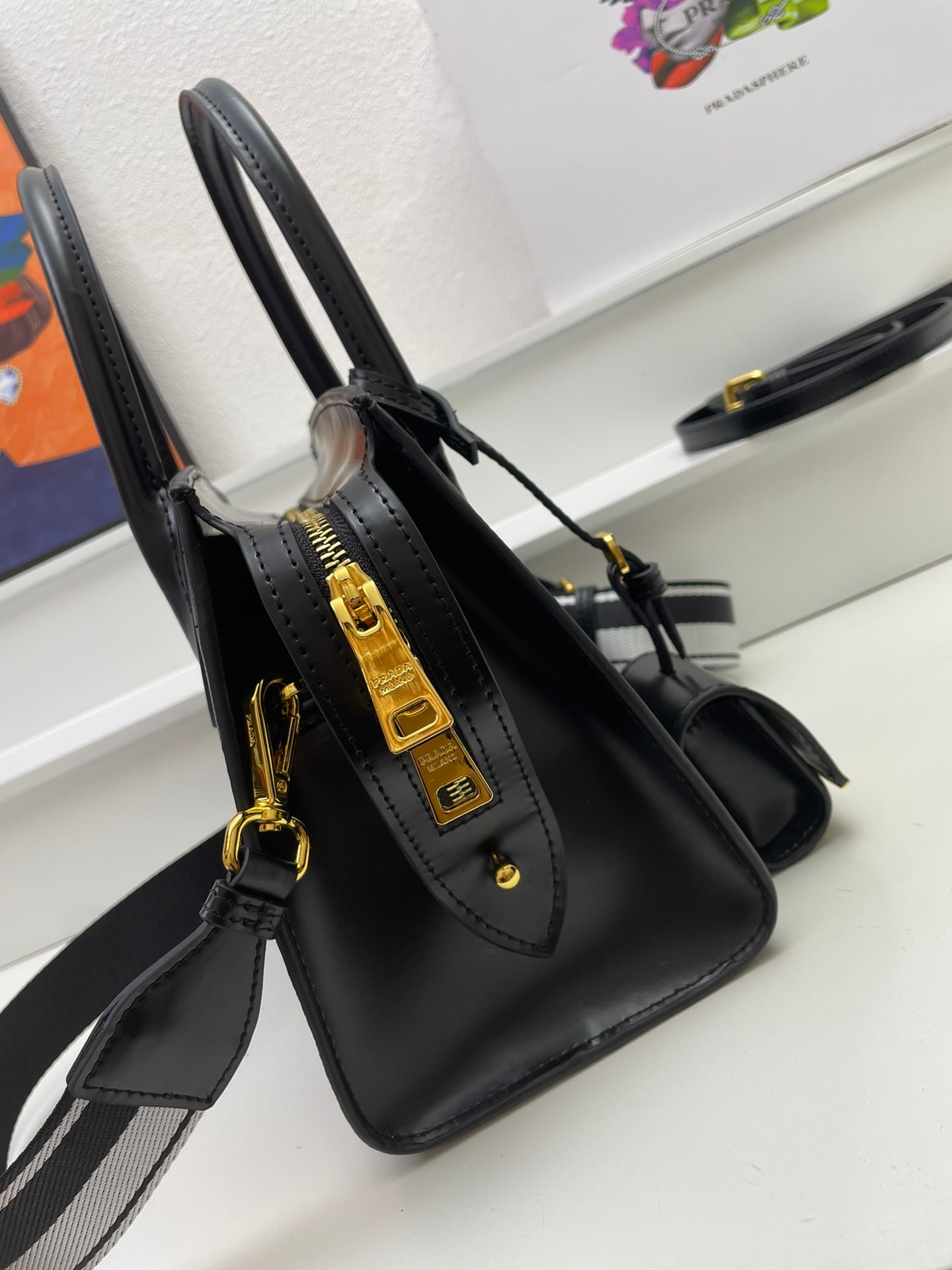 Pra Monochrome new arrival bag size : 24.18.12cm