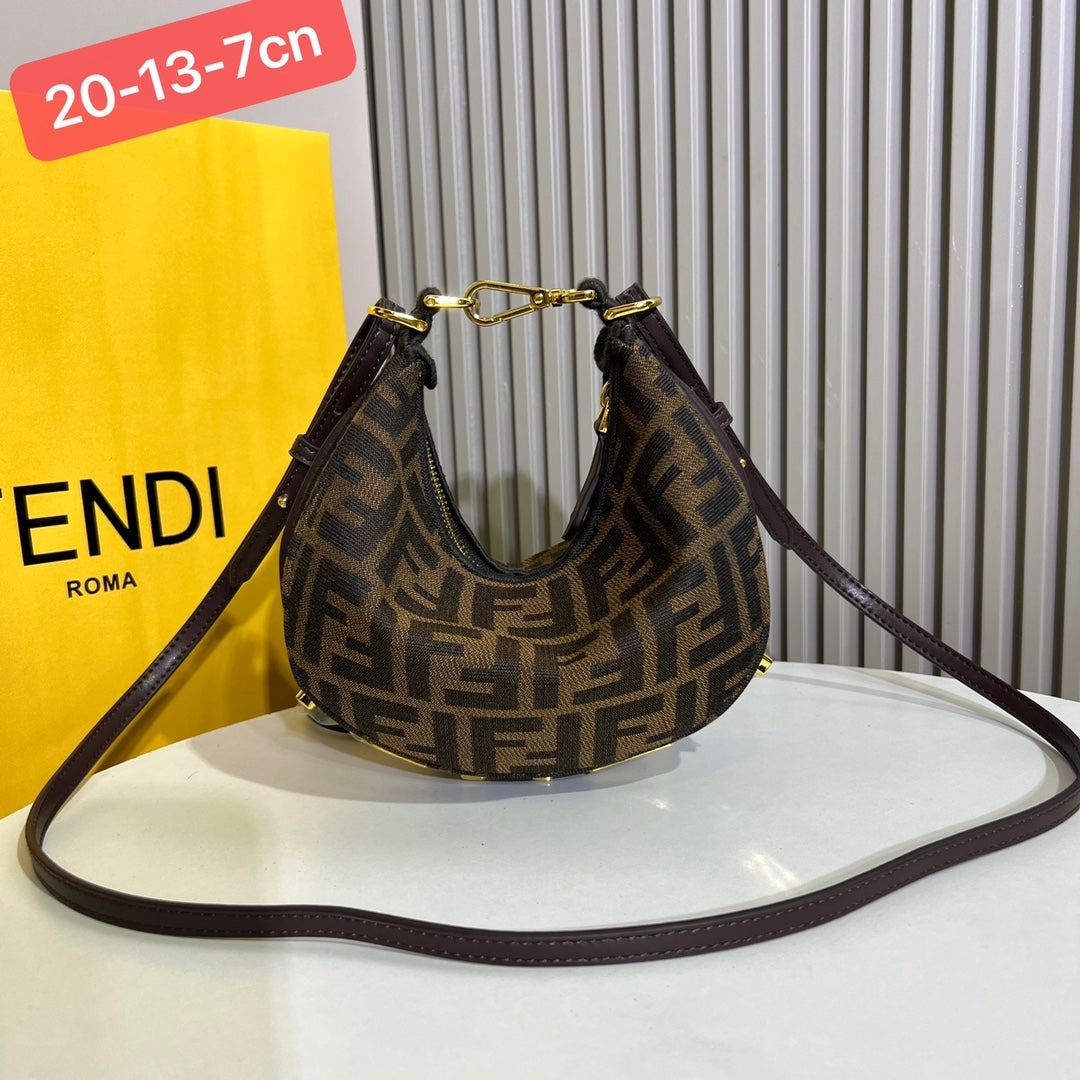 Fen new small moon bag size : 20/13/7 cm