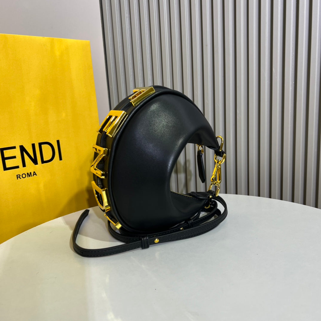 Fen new small moon bag size : 20/13/7 cm