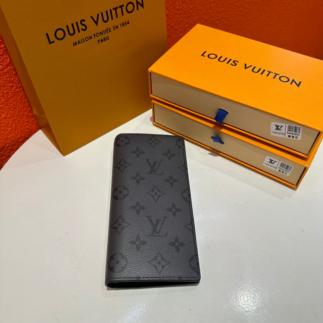 Louis BRAZZA Monogram man and women wallet size: 19×10cm
