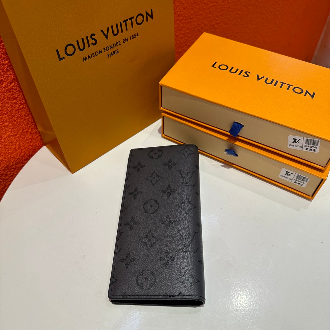 Louis BRAZZA Monogram man and women wallet size: 19×10cm