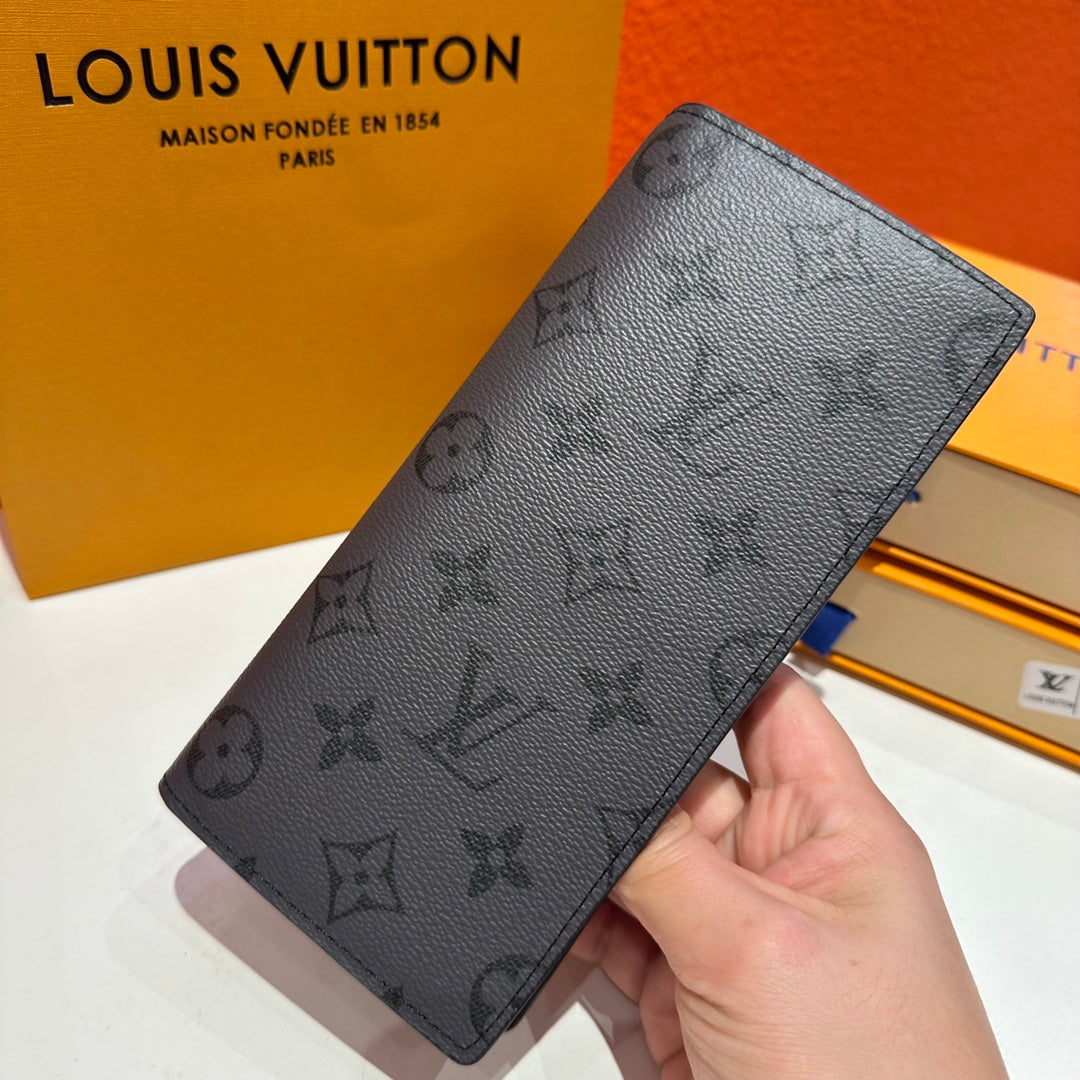 Louis BRAZZA Monogram man and women wallet size: 19×10cm