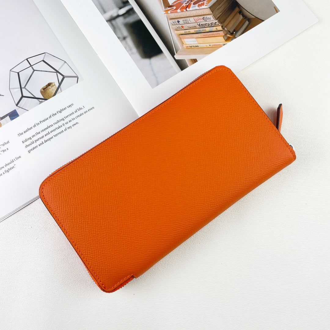 H Silk��in Empson-Barenia leather wallets size : 20x11.5x1.5cm