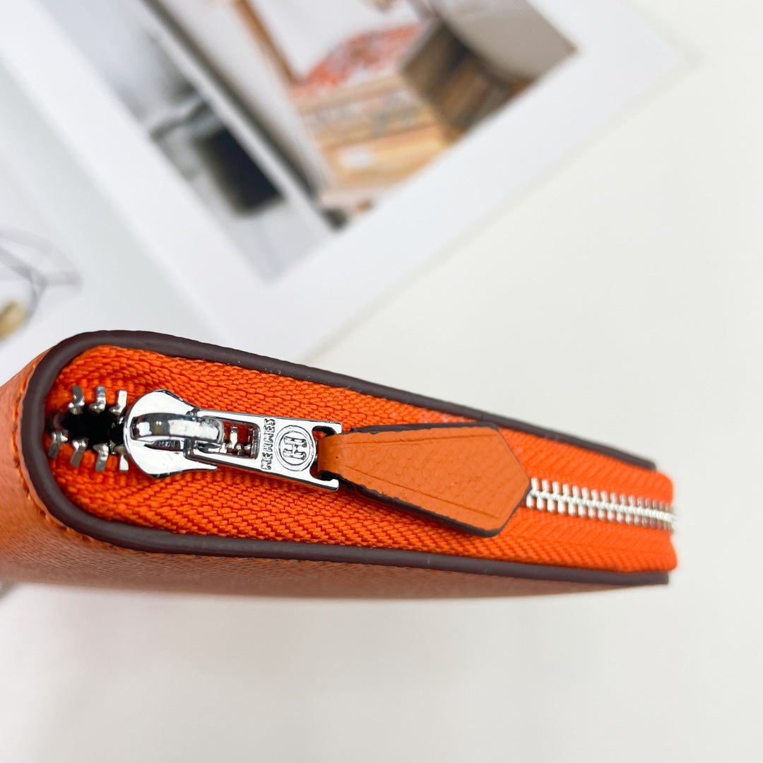 H Silk��in Empson-Barenia leather wallets size : 20x11.5x1.5cm