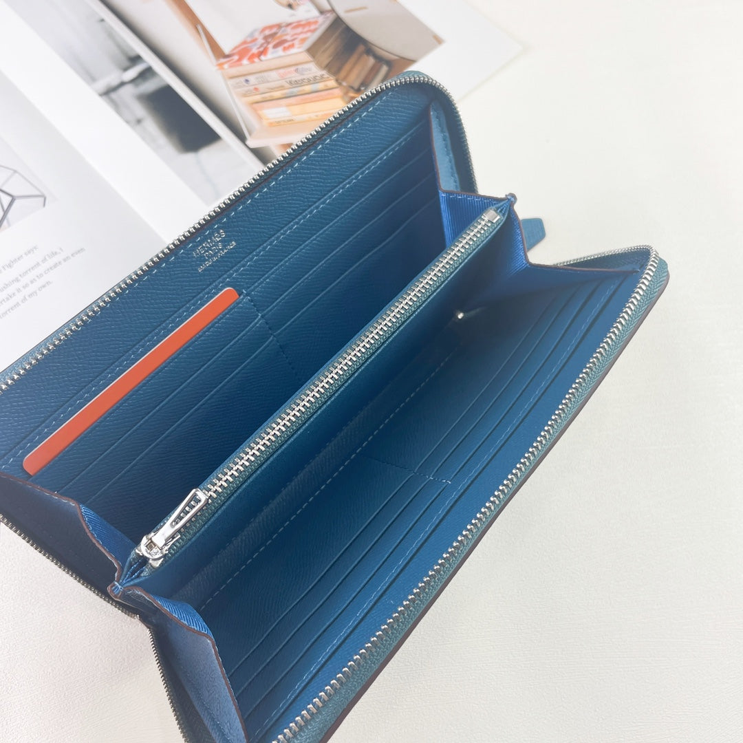H Silk��in Empson-Barenia leather wallets size : 20x11.5x1.5cm