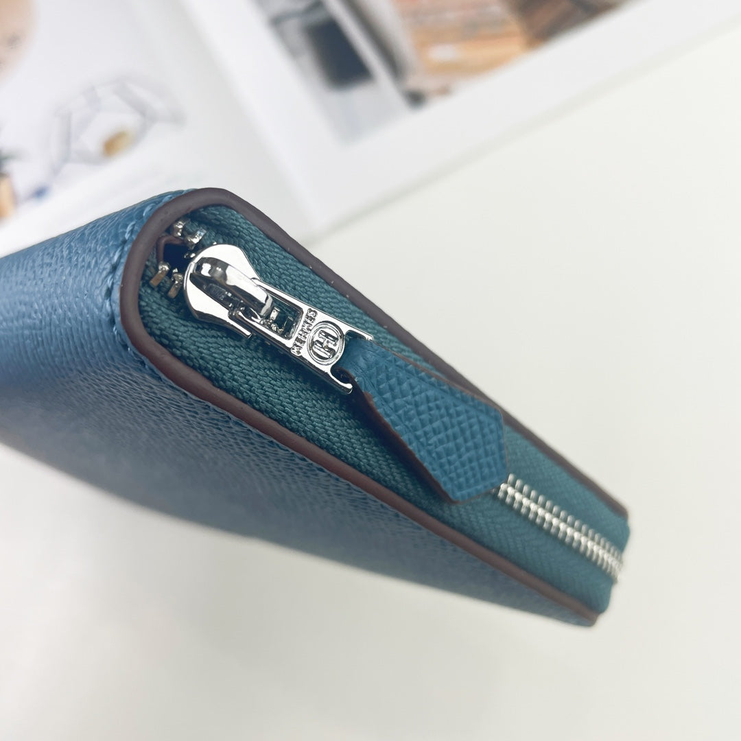 H Silk��in Empson-Barenia leather wallets size : 20x11.5x1.5cm