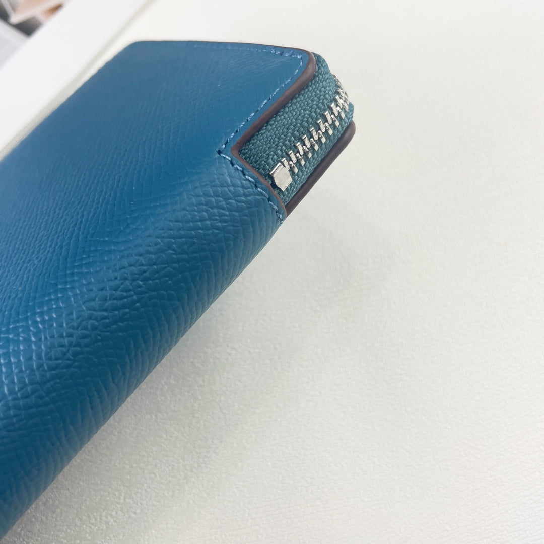 H Silk'in empson-Barenia leather wallet size : 20x11.5x1.5 cm