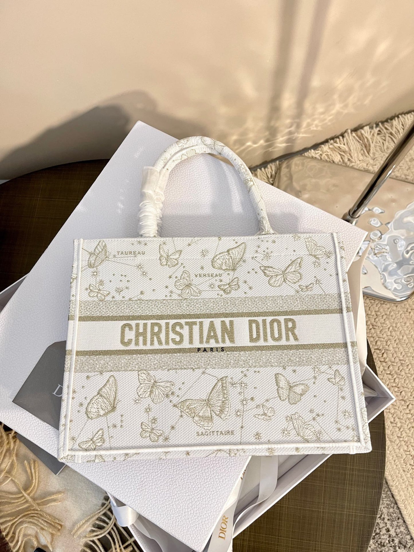 D book tote bag butterfly size: 36×27×16cm
