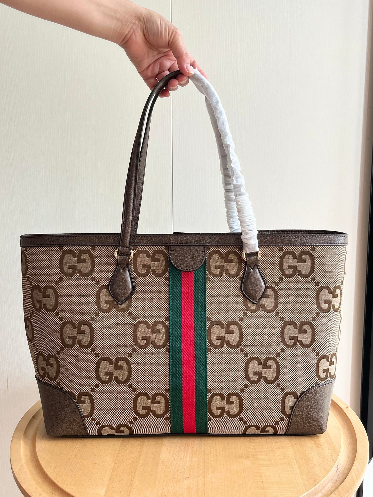GG ophidia tote bag size: 38-28-14cm