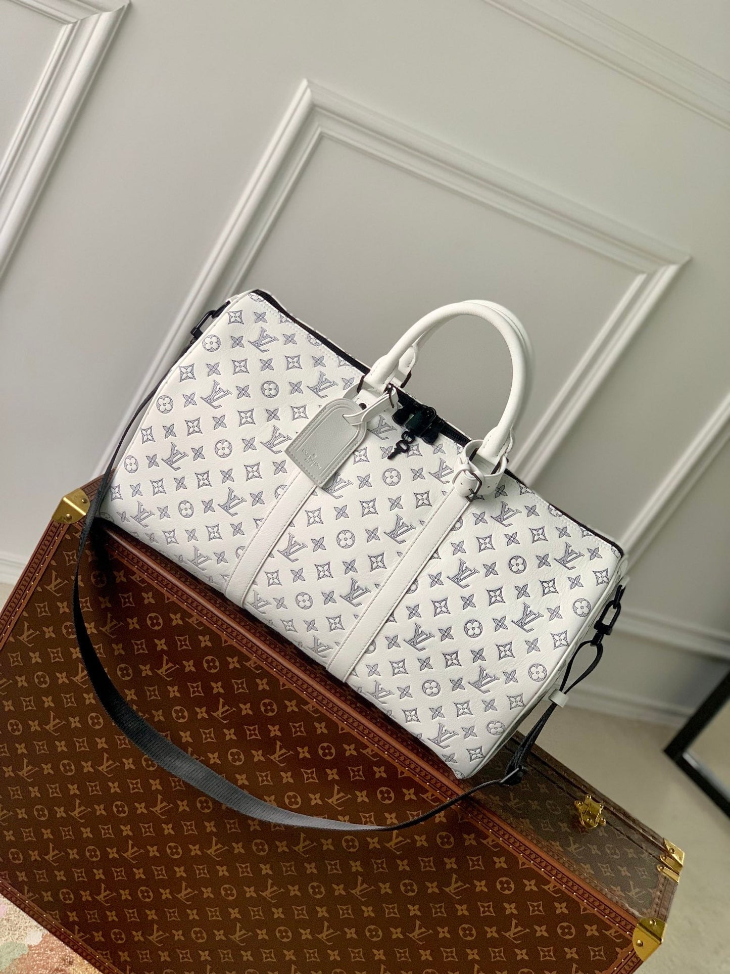 Louis M24954 KEEPALL BANDOULIÈRE 50 bag size: 50*29*23 cm