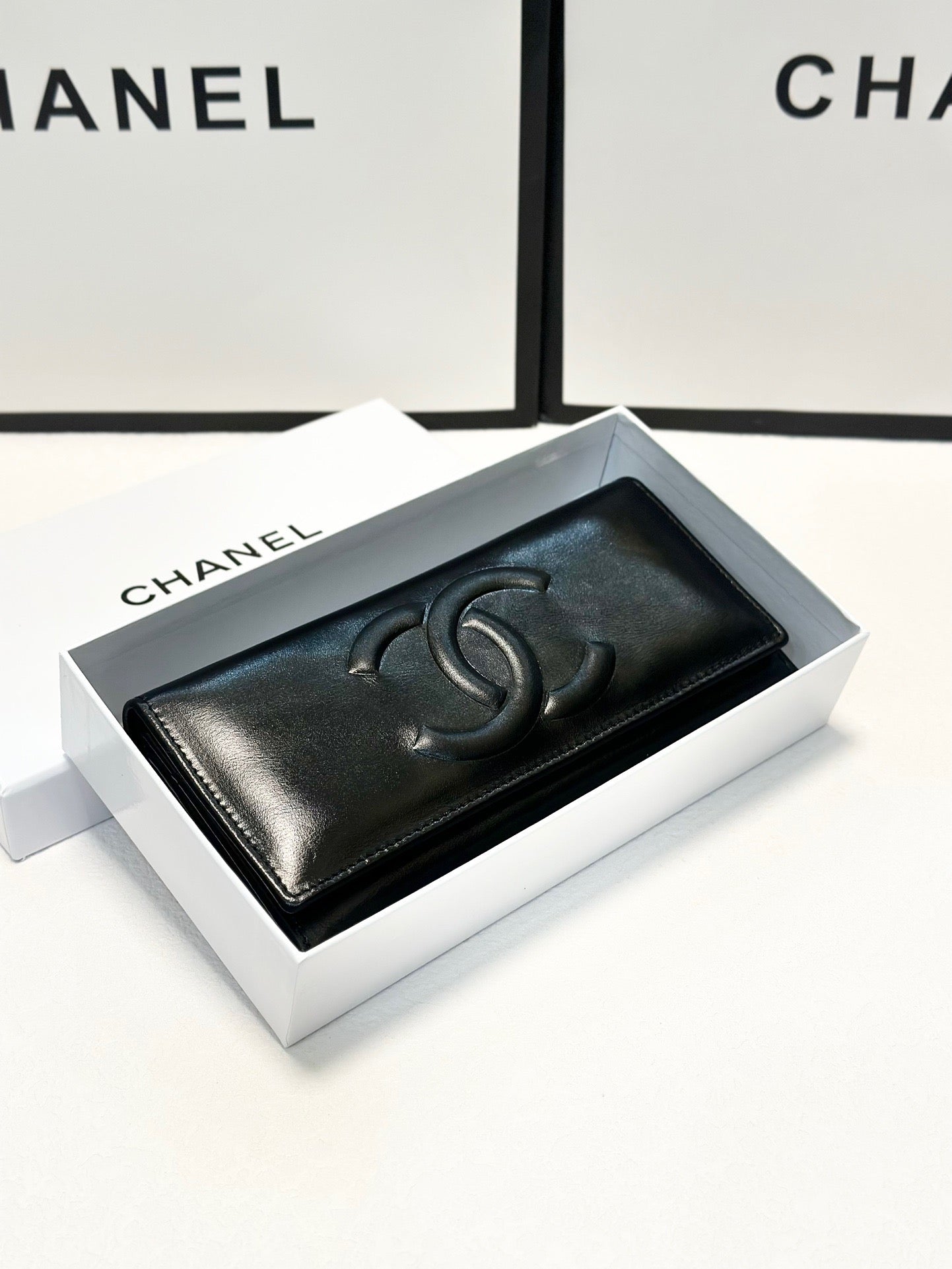 cc new arrival leather wallet size: 19*10 cm