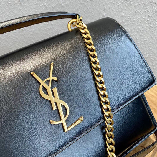 Y MEDIUM SUNSET SATCHEL IN SMOOTH LEATHER
