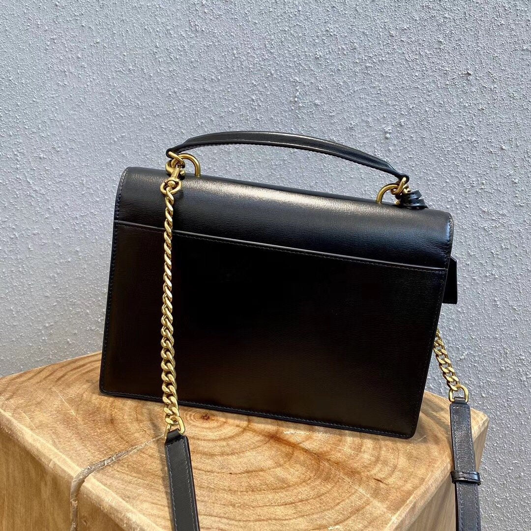 Y MEDIUM SUNSET SATCHEL IN SMOOTH LEATHER