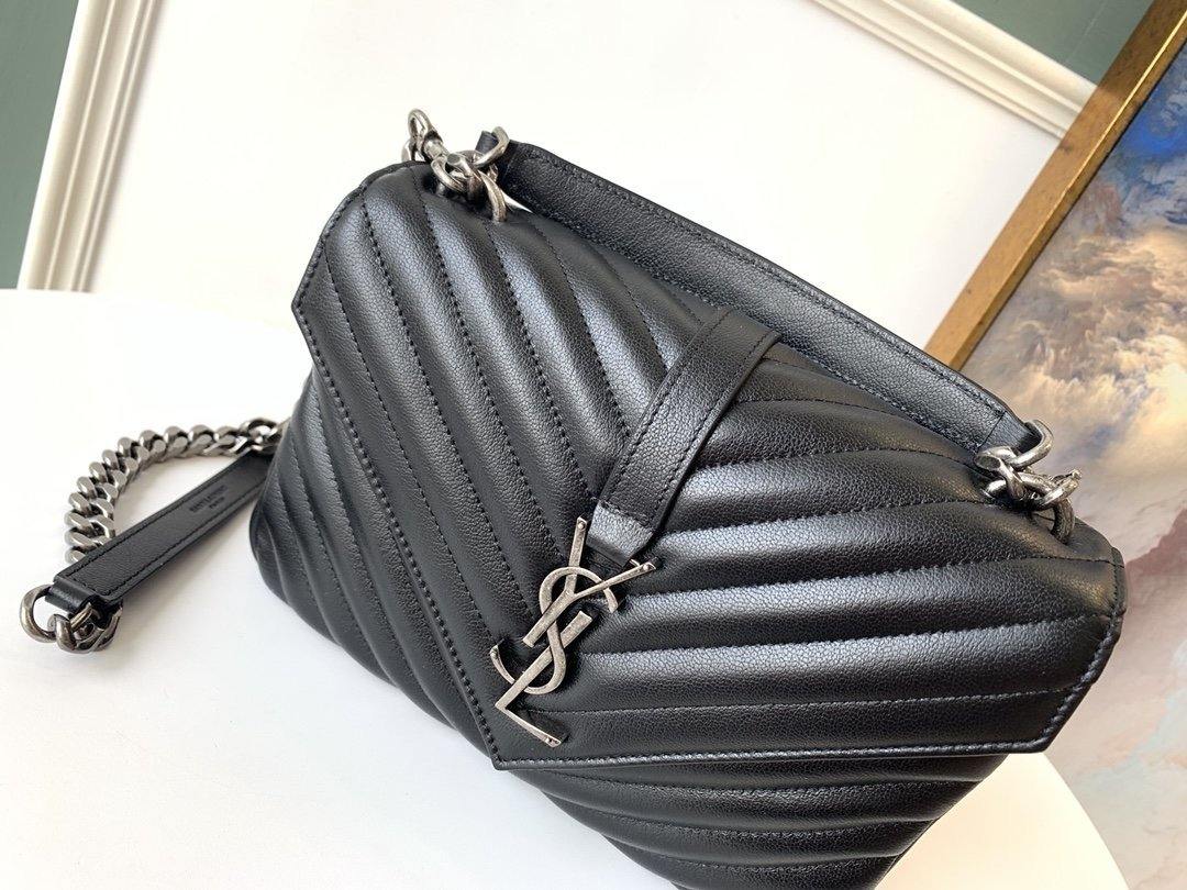 Y College Medium Quilted leather Bag