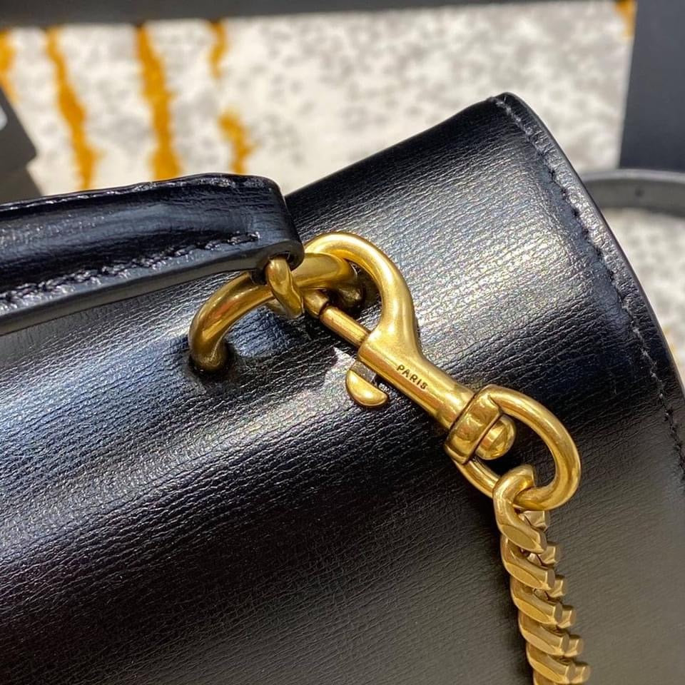 Y Medium Sunset Satchel in Smooth Leather Bag