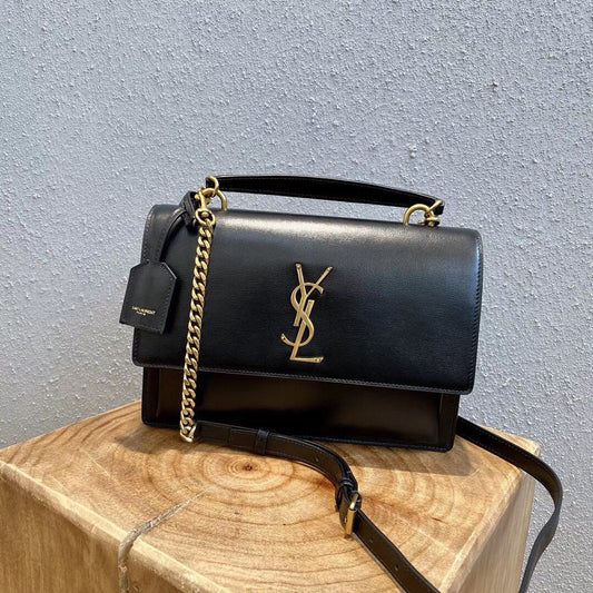 Y MEDIUM SUNSET SATCHEL IN SMOOTH LEATHER