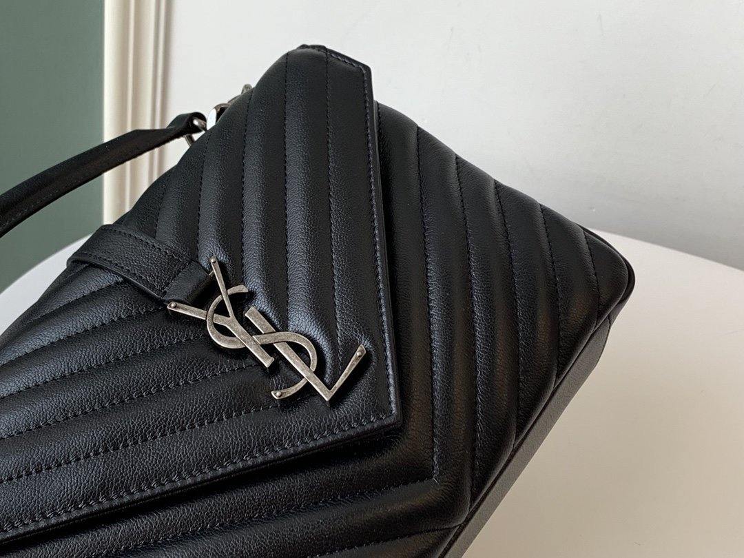 Y College Medium Quilted leather Bag